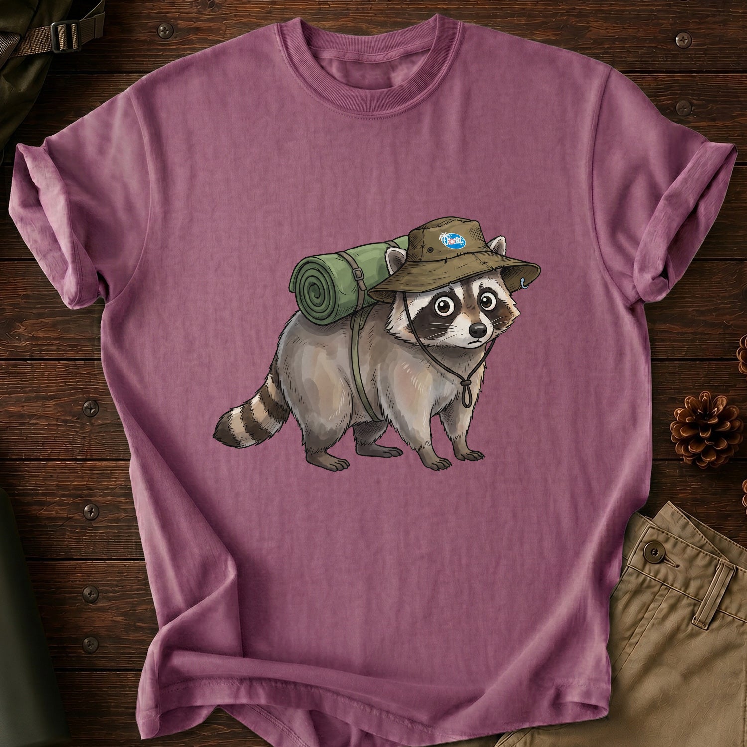 Racoon Wear Hat T-Shirt