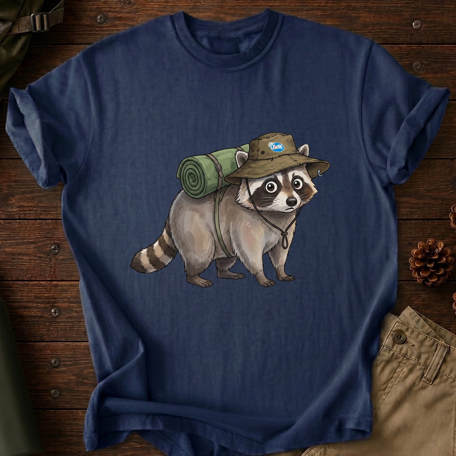 Racoon Wear Hat T-Shirt