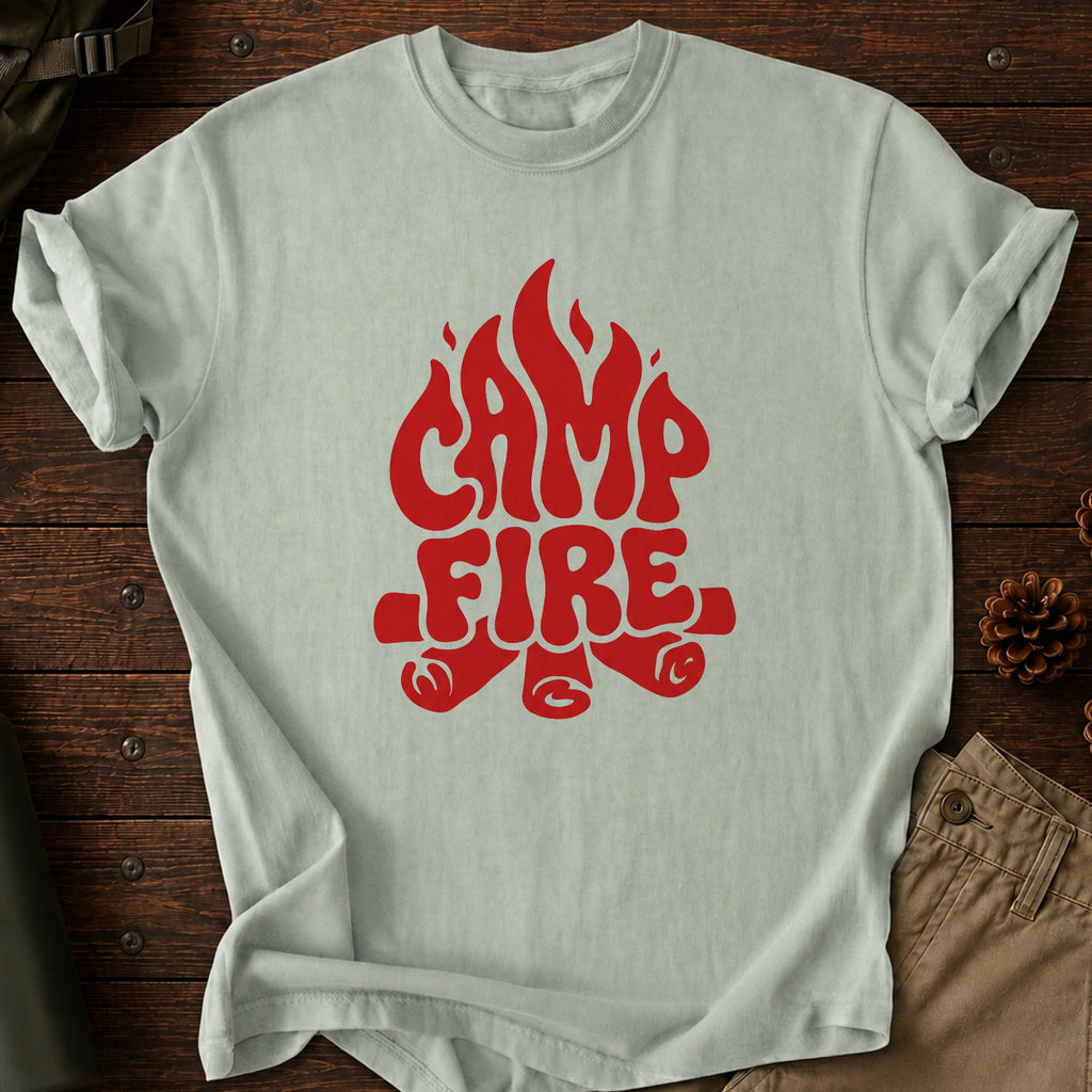 Camp Fire Red T-Shirt