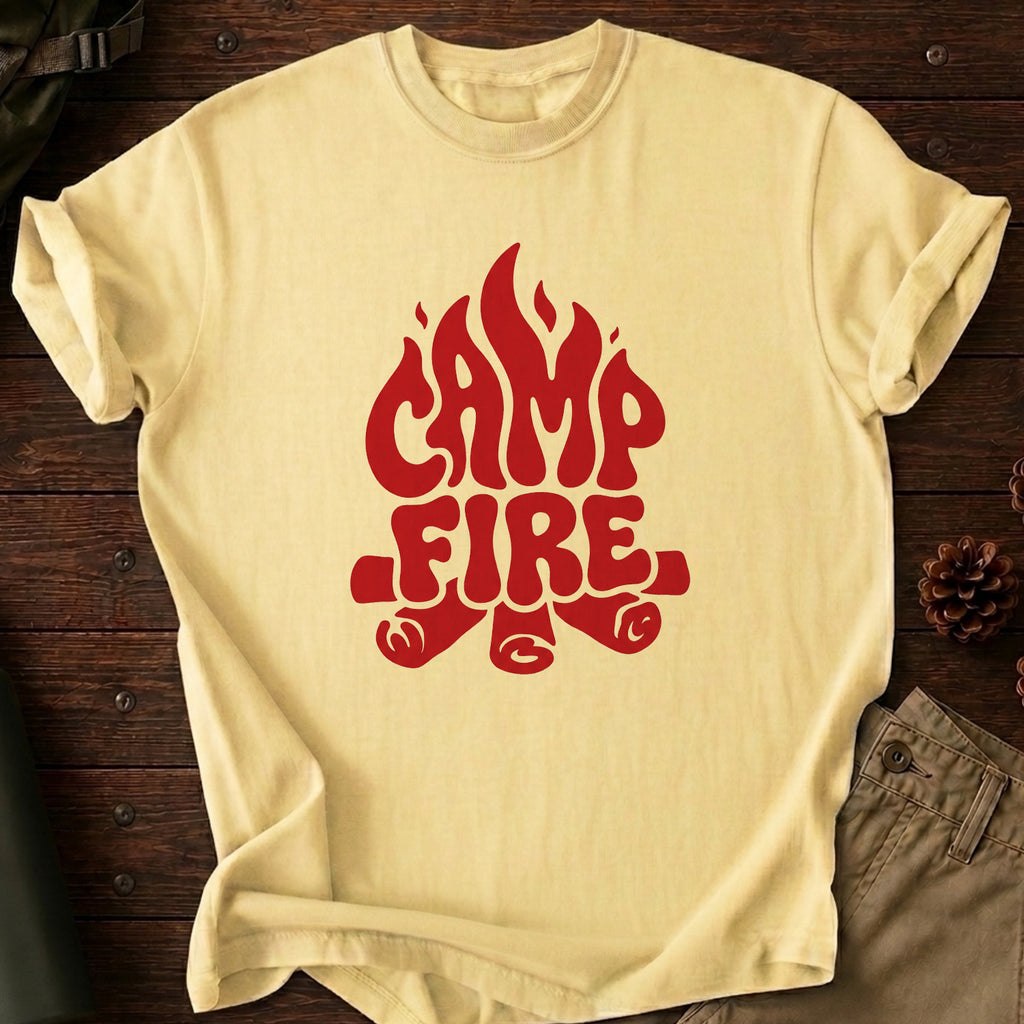 Camp Fire Red T-Shirt