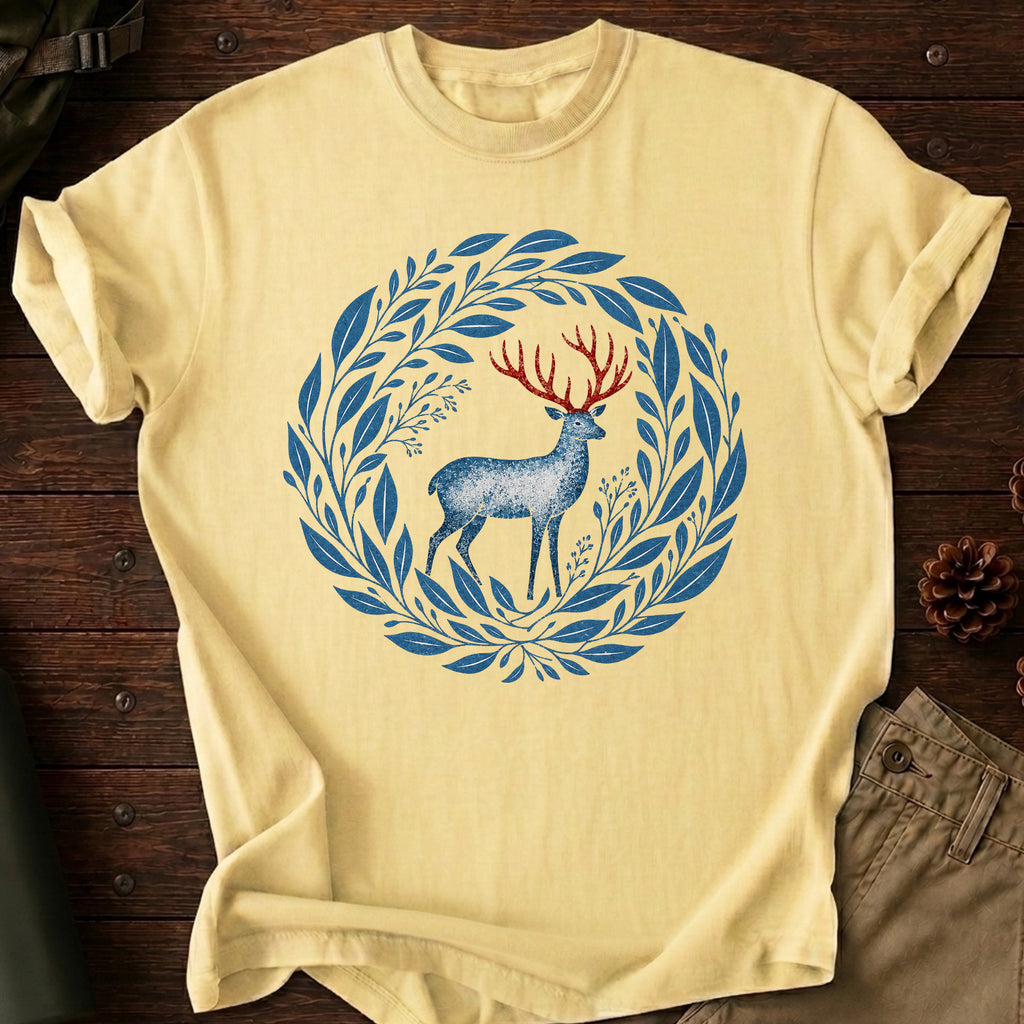 Red Autumn Stag T-Shirt