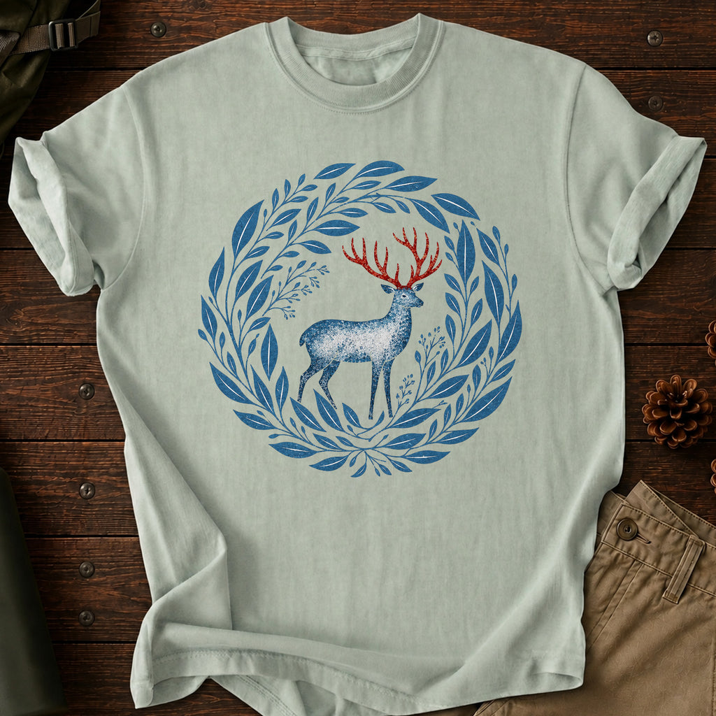 Red Autumn Stag T-Shirt