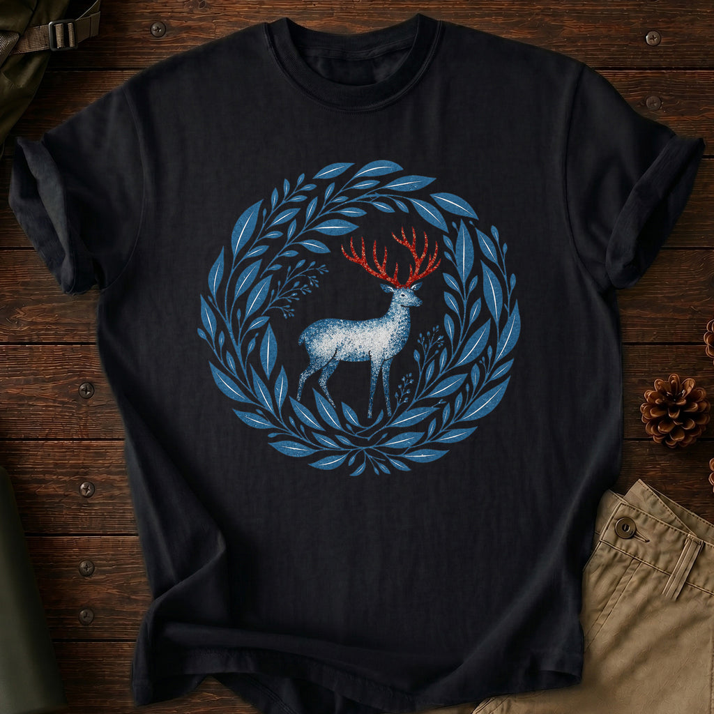 Red Autumn Stag T-Shirt