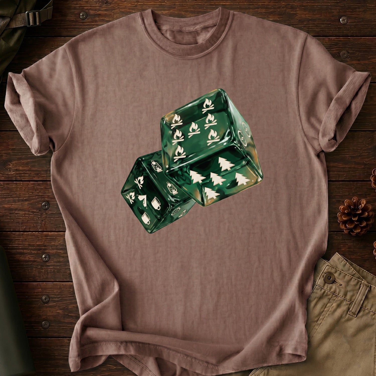 Camping Dice T-Shirt