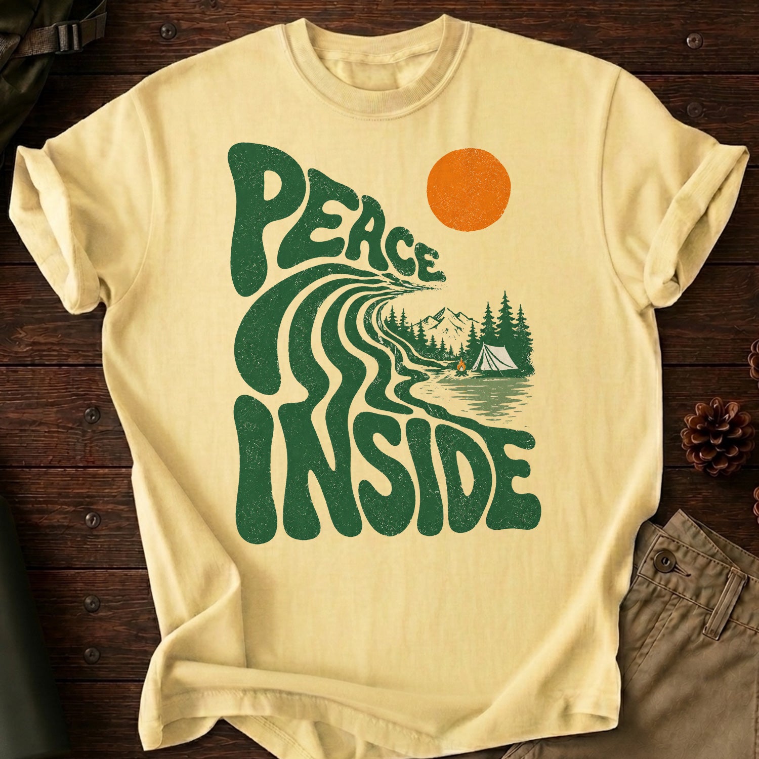 Peace Inside Camp T-Shirt