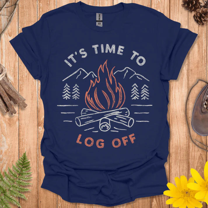 It's Time To Log Off T-Shirt