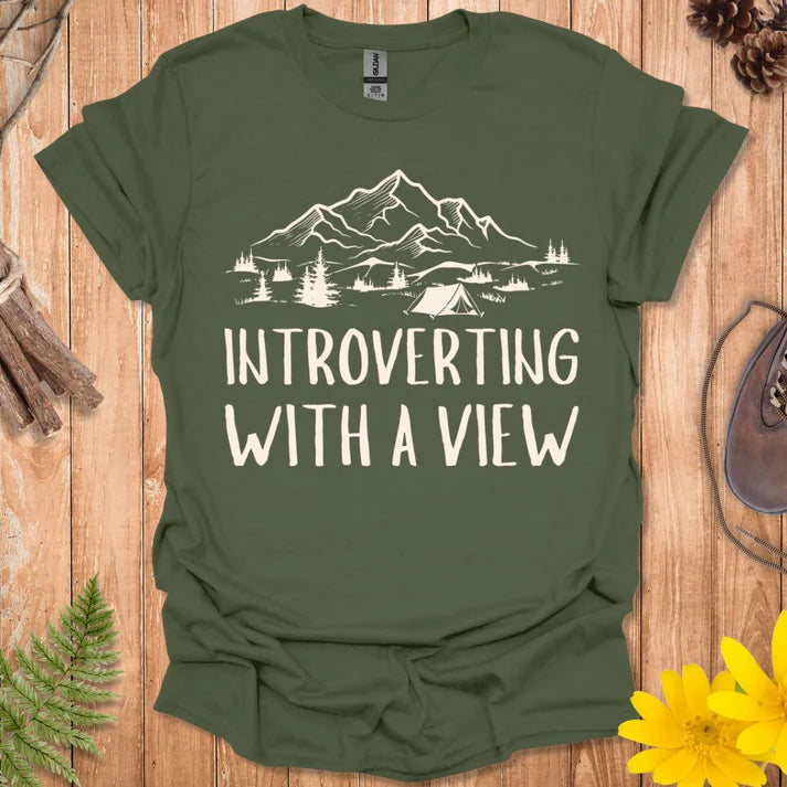 Introverting With A View T-Shirt