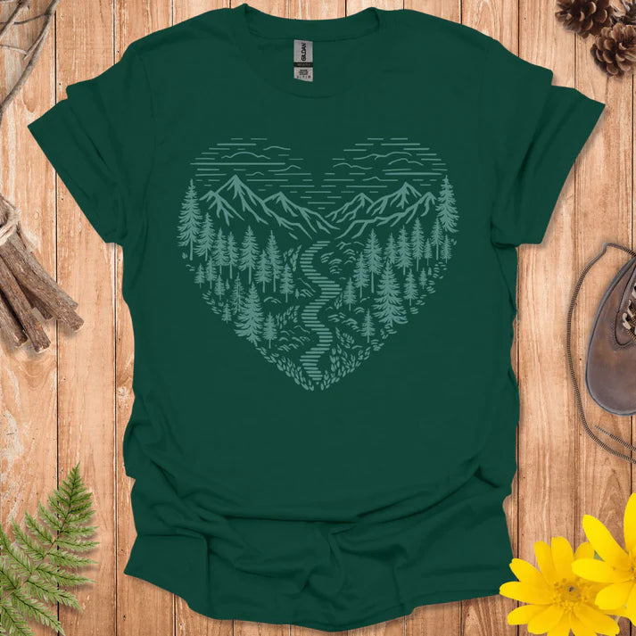 Nature Lover Heart T-Shirt
