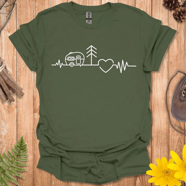 Camper Heartbeat T-Shirt
