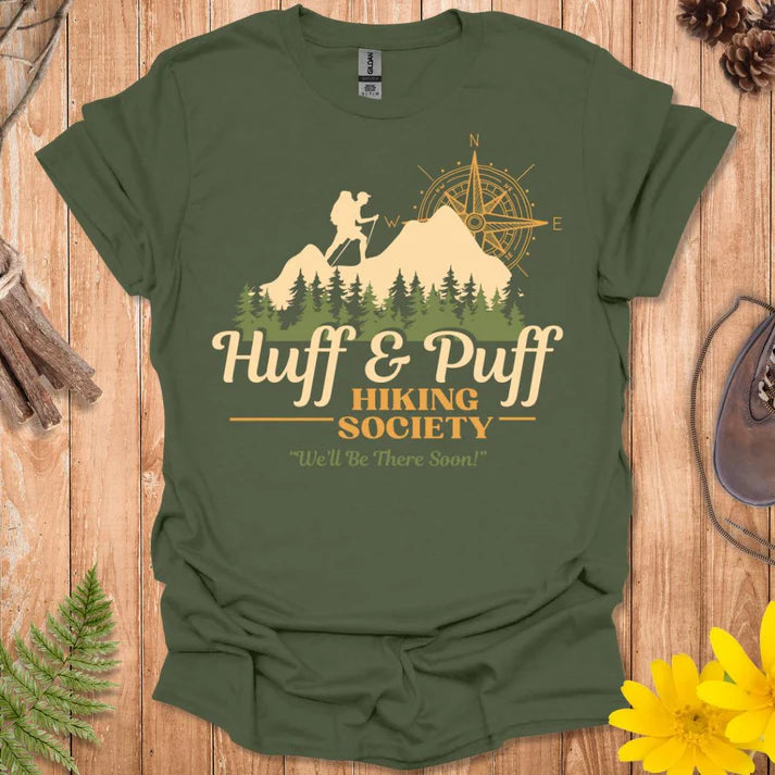 Huff And Puff Hiking Society T-Shirt
