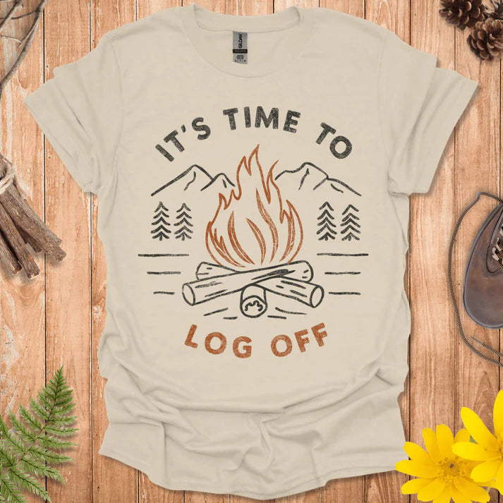 It's Time To Log Off T-Shirt