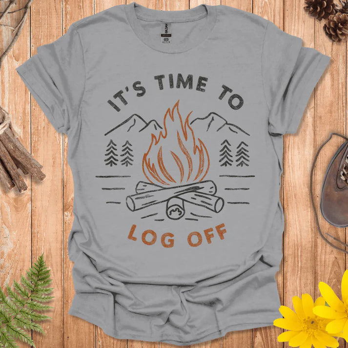It's Time To Log Off T-Shirt