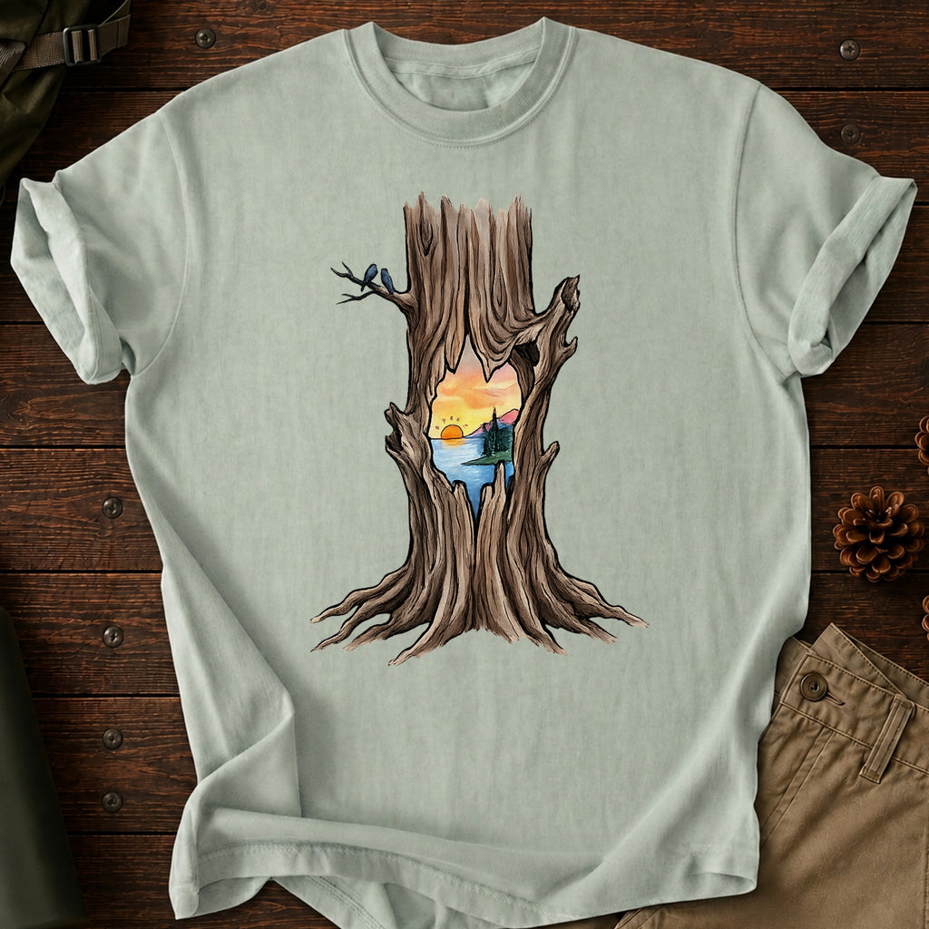 Tree Hollow Landscape T-Shirt