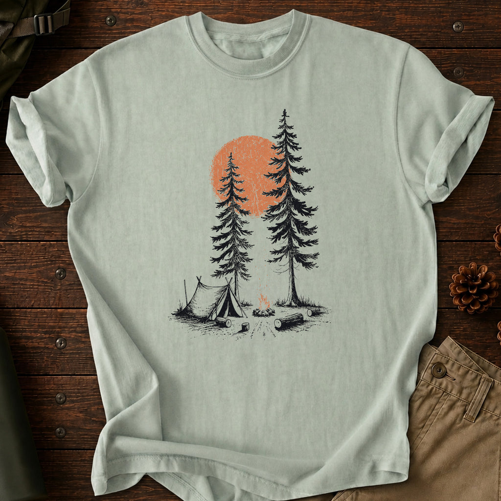 Sunset In Forest T-Shirt