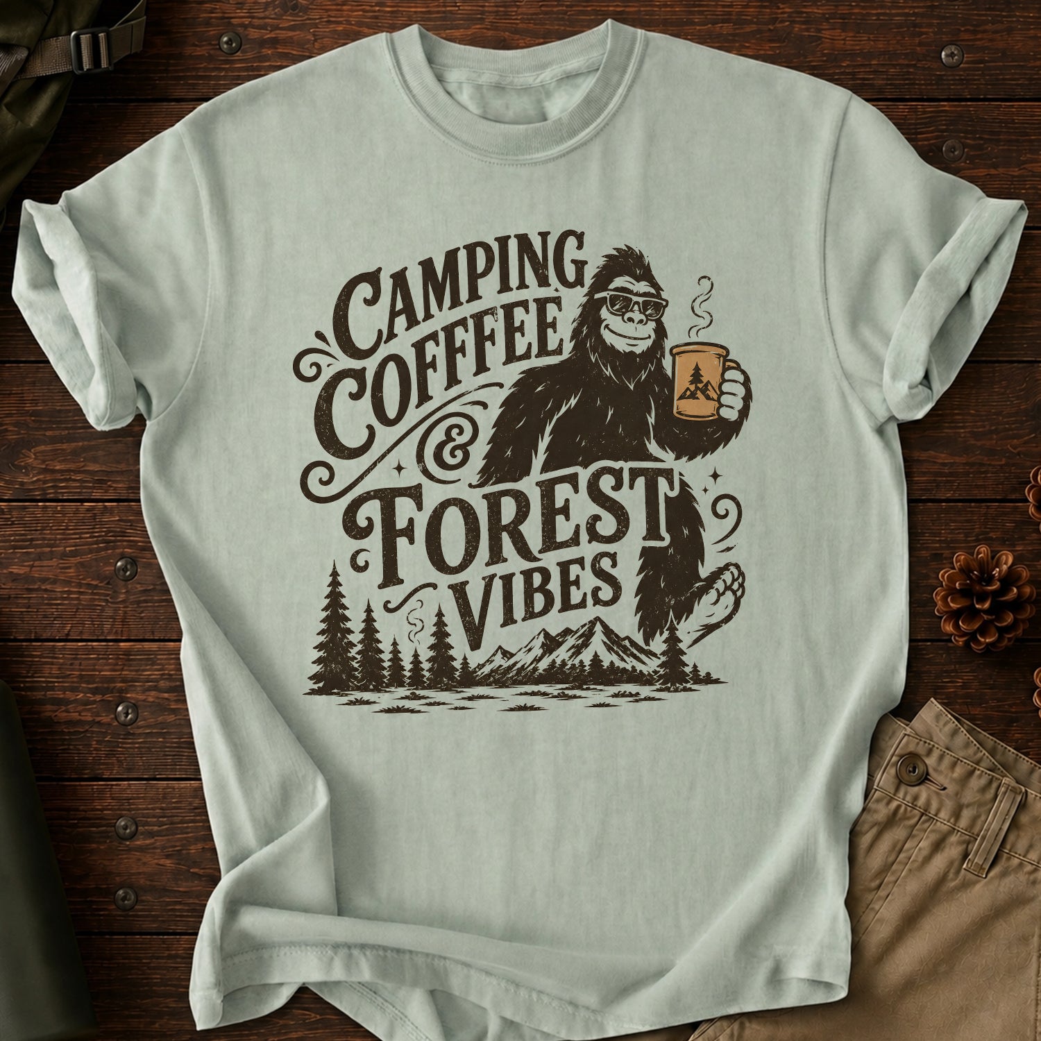 Camping Coffee T-Shirt