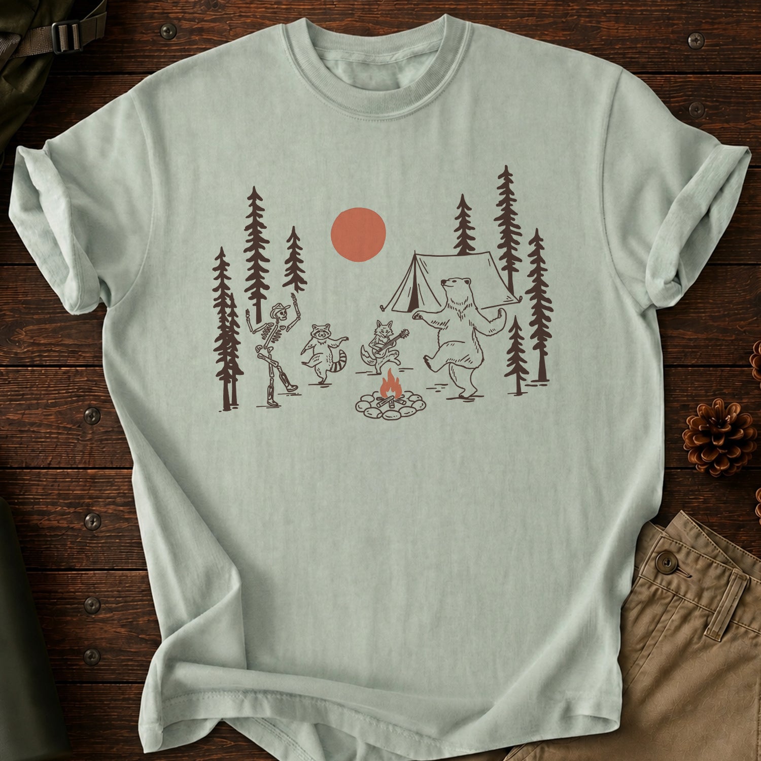Midnight Forest Jam Session T-Shirt