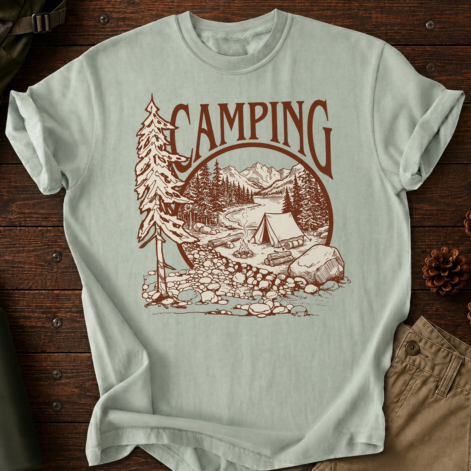 Camping Retro T-Shirt