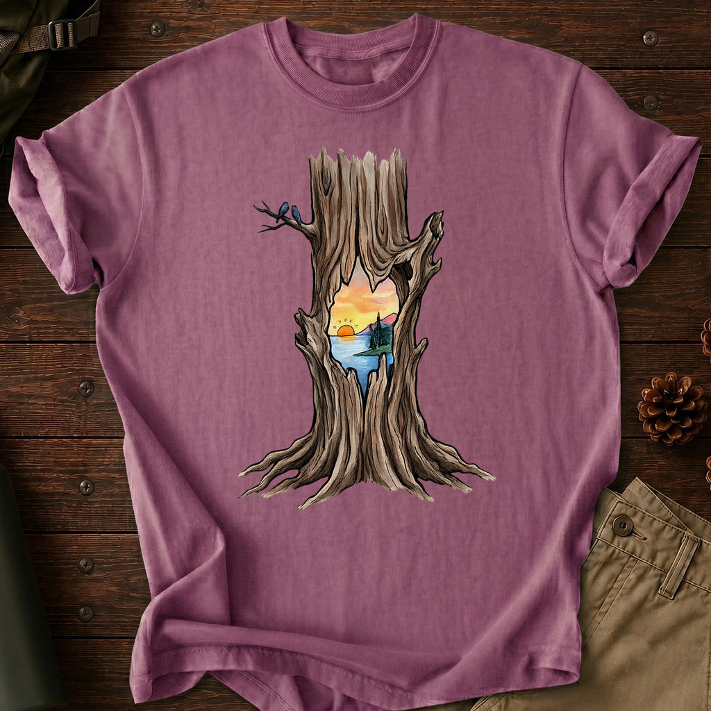 Tree Hollow Landscape T-Shirt