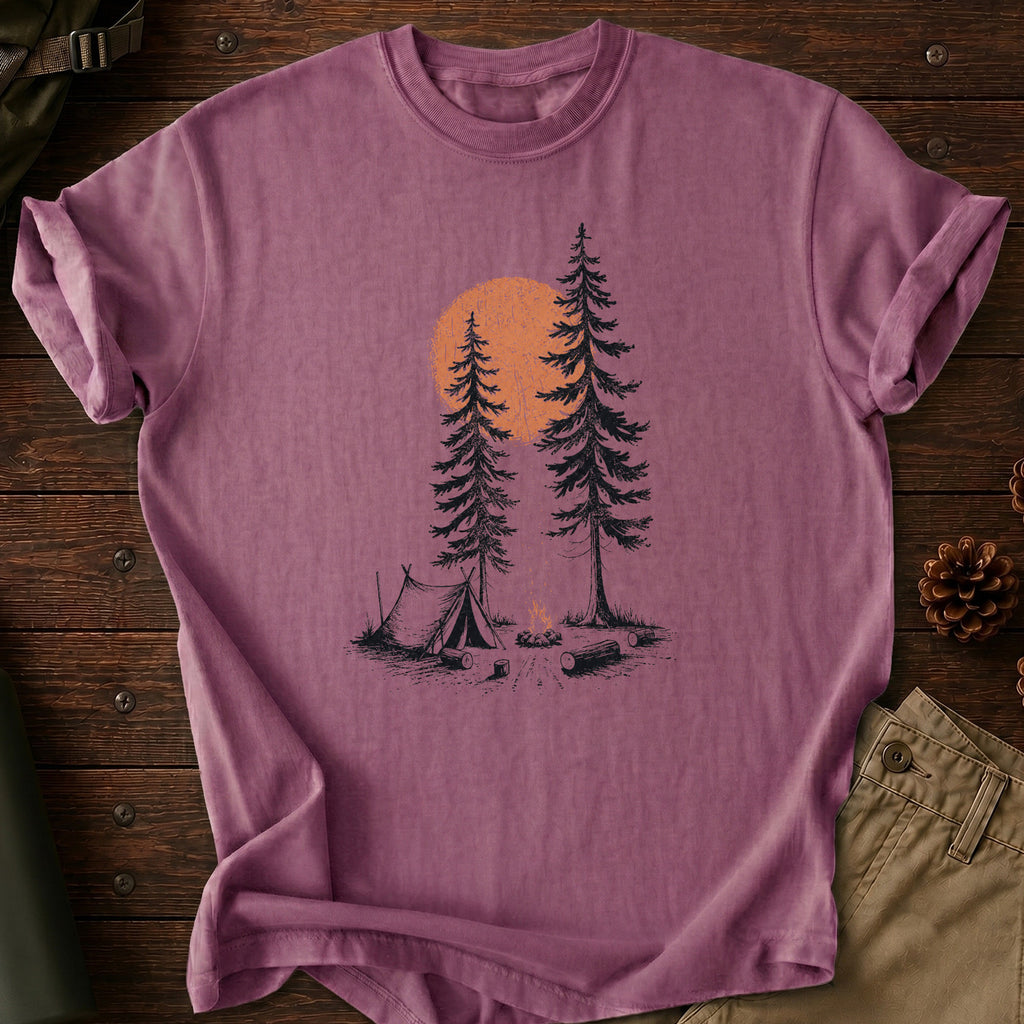 Sunset In Forest T-Shirt
