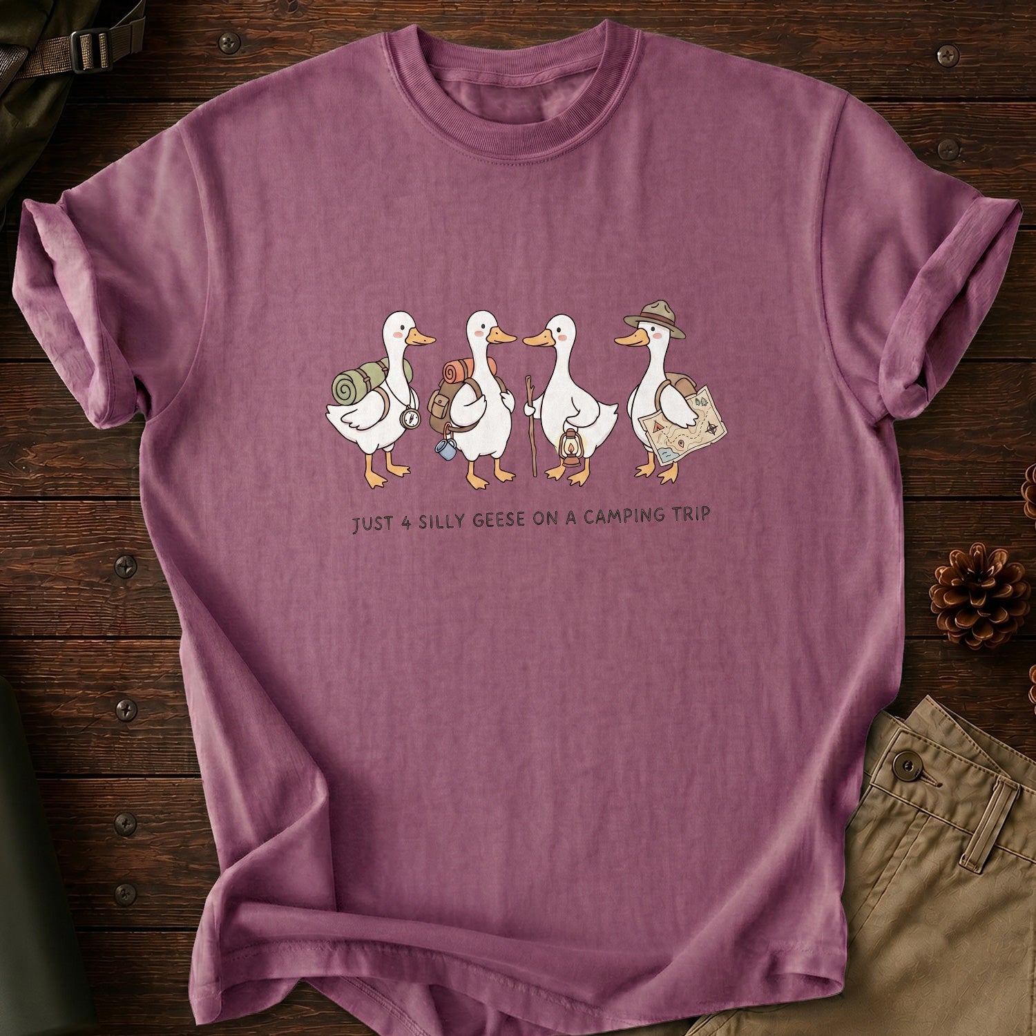 Silly Geese Camping Trip T-Shirt