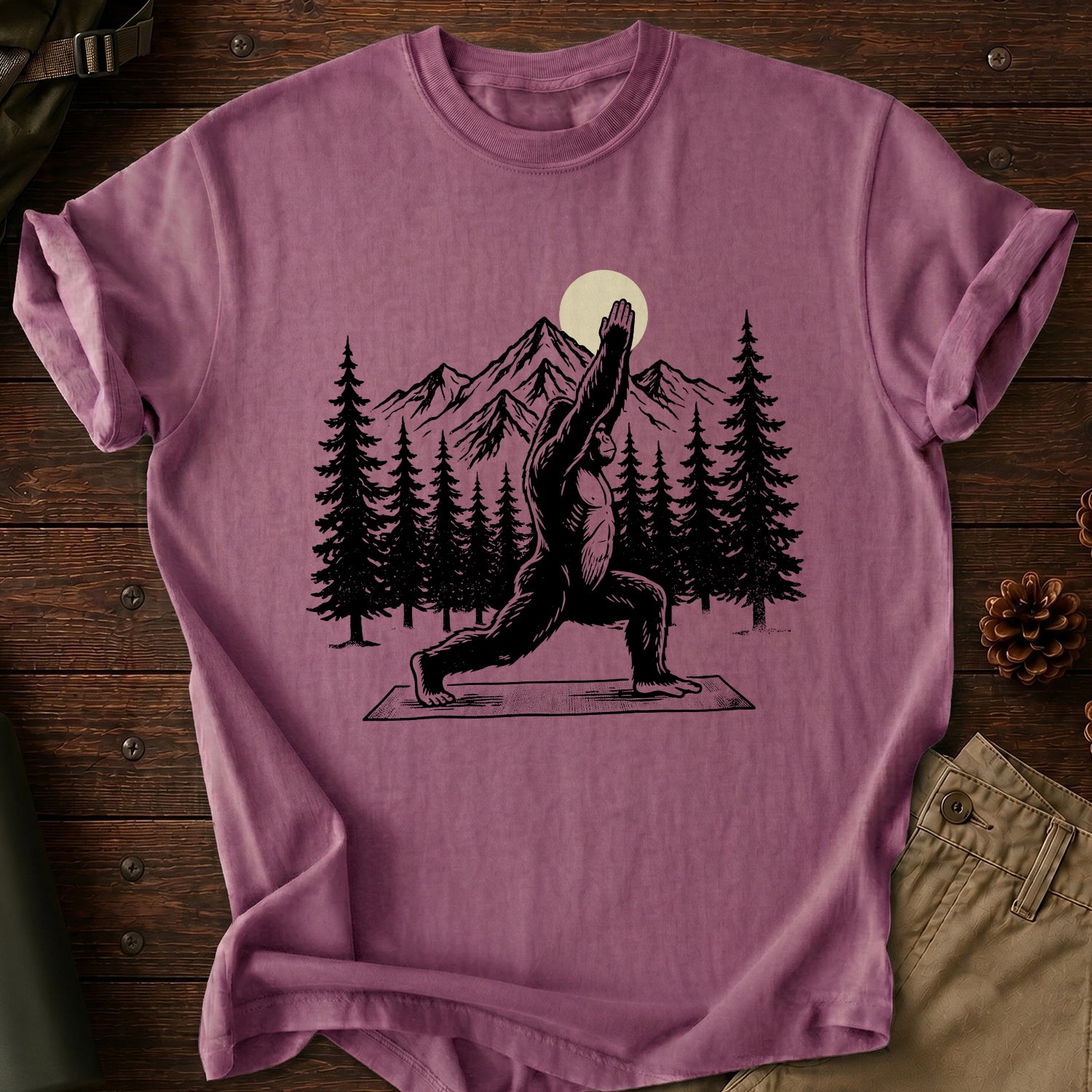 Bigfoot's Sun Salutation T-Shirt