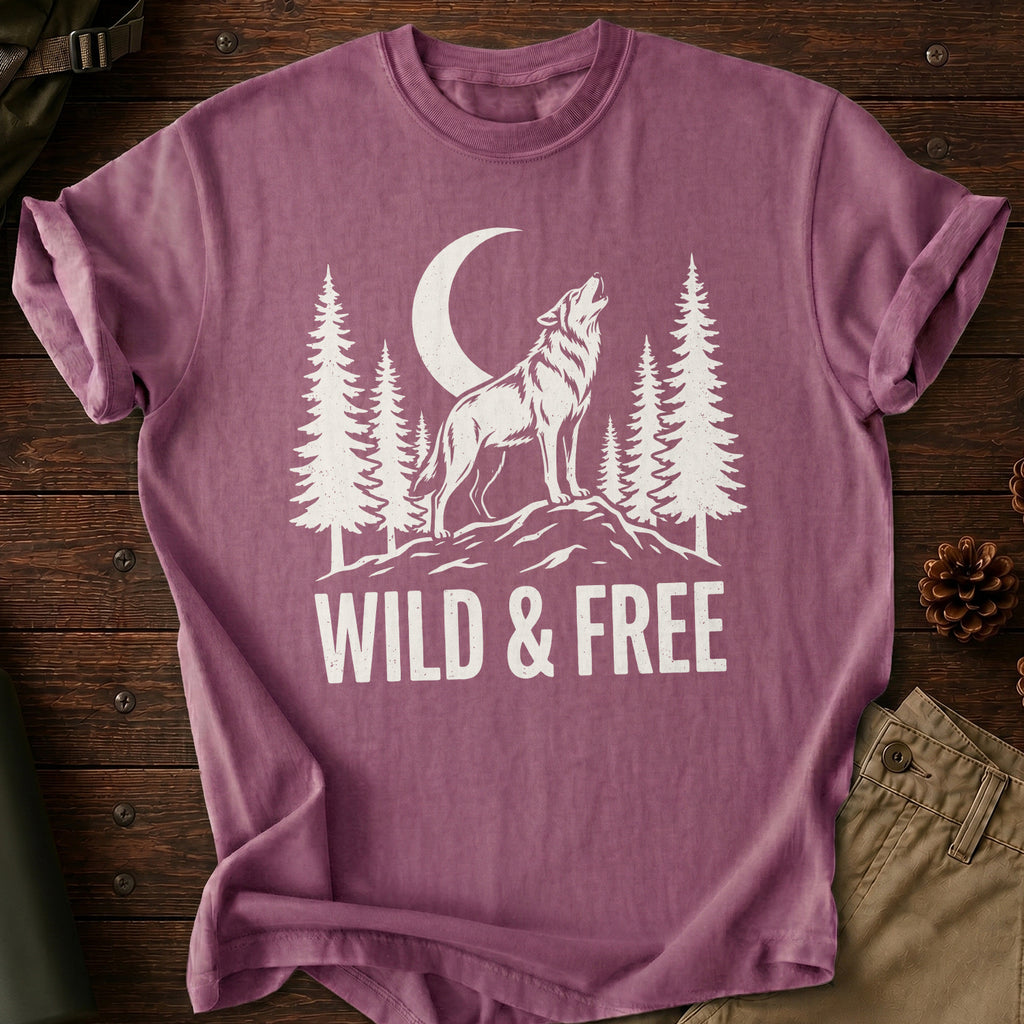 Wild And Free Wolf T-Shirt