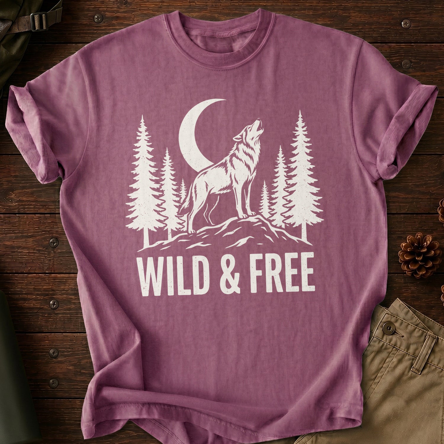 Wild And Free Wolf T-Shirt