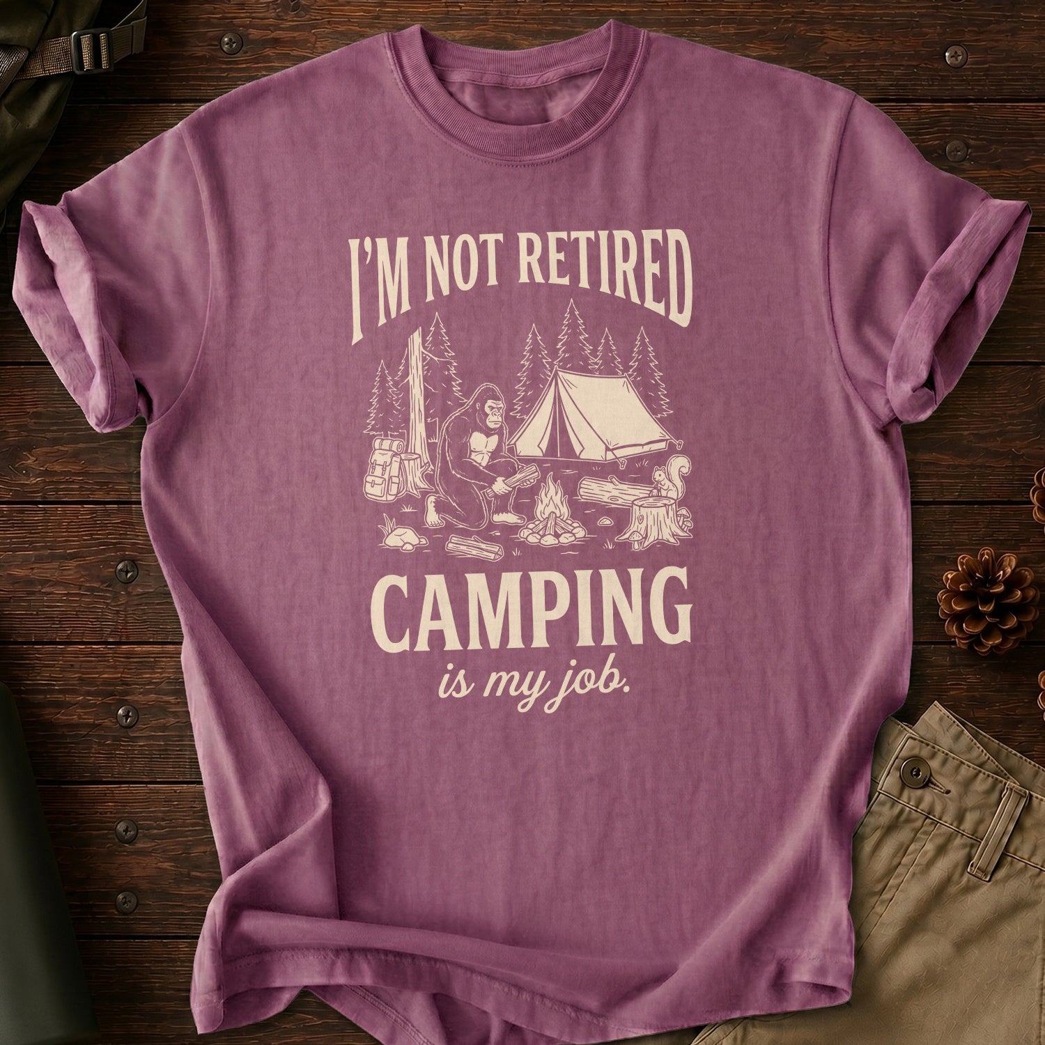 Camping Is My Job T-Shirt
