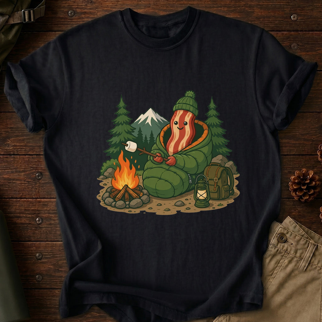 Camping Bacon T-Shirt
