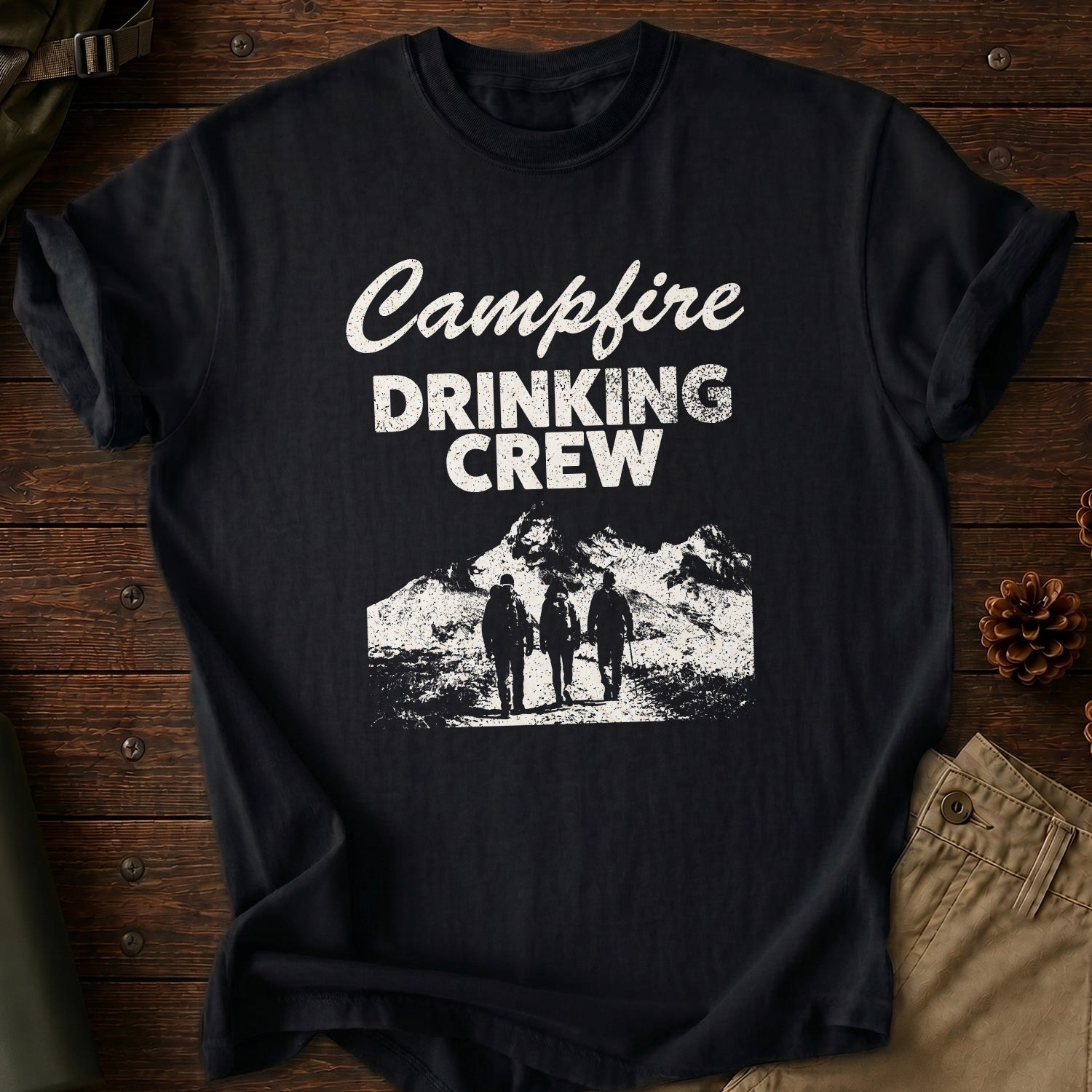 Campfire Drinking Crew T-shirt
