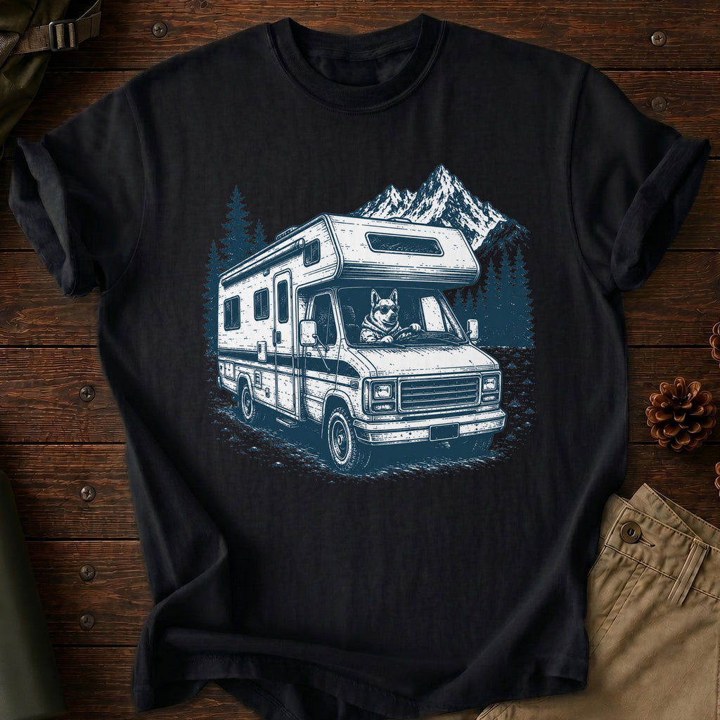 Driving Dog T-Shirt
