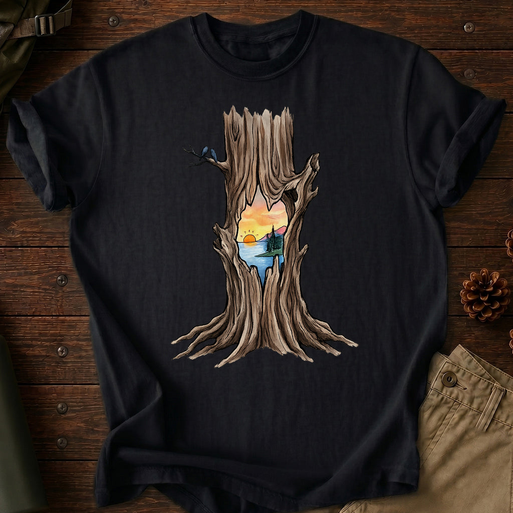 Tree Hollow Landscape T-Shirt