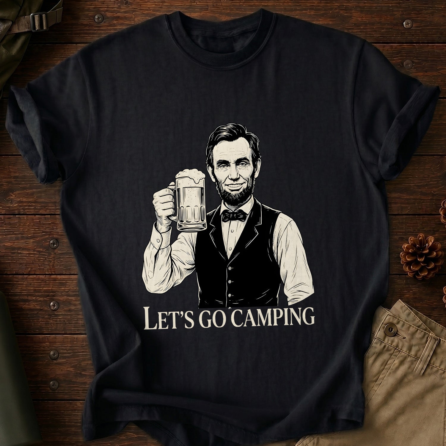 Go Camping With Lincoln T-Shirt