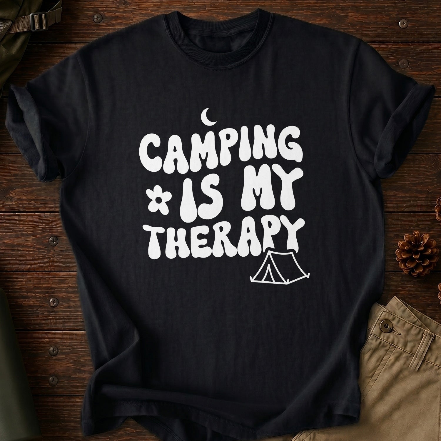 Camping Is My Therapy T-Shirt