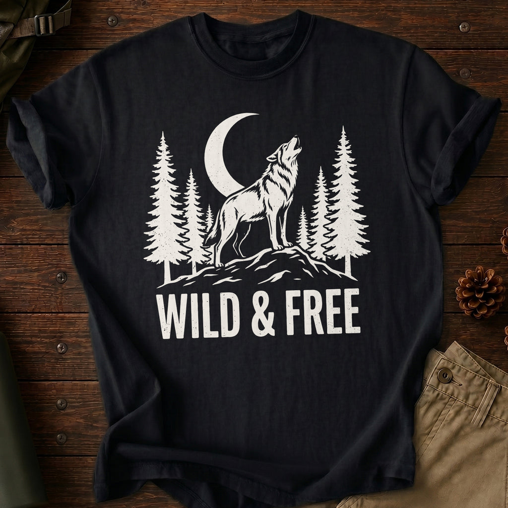 Wild And Free Wolf T-Shirt