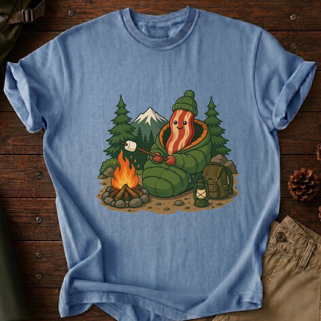 Camping Bacon T-Shirt