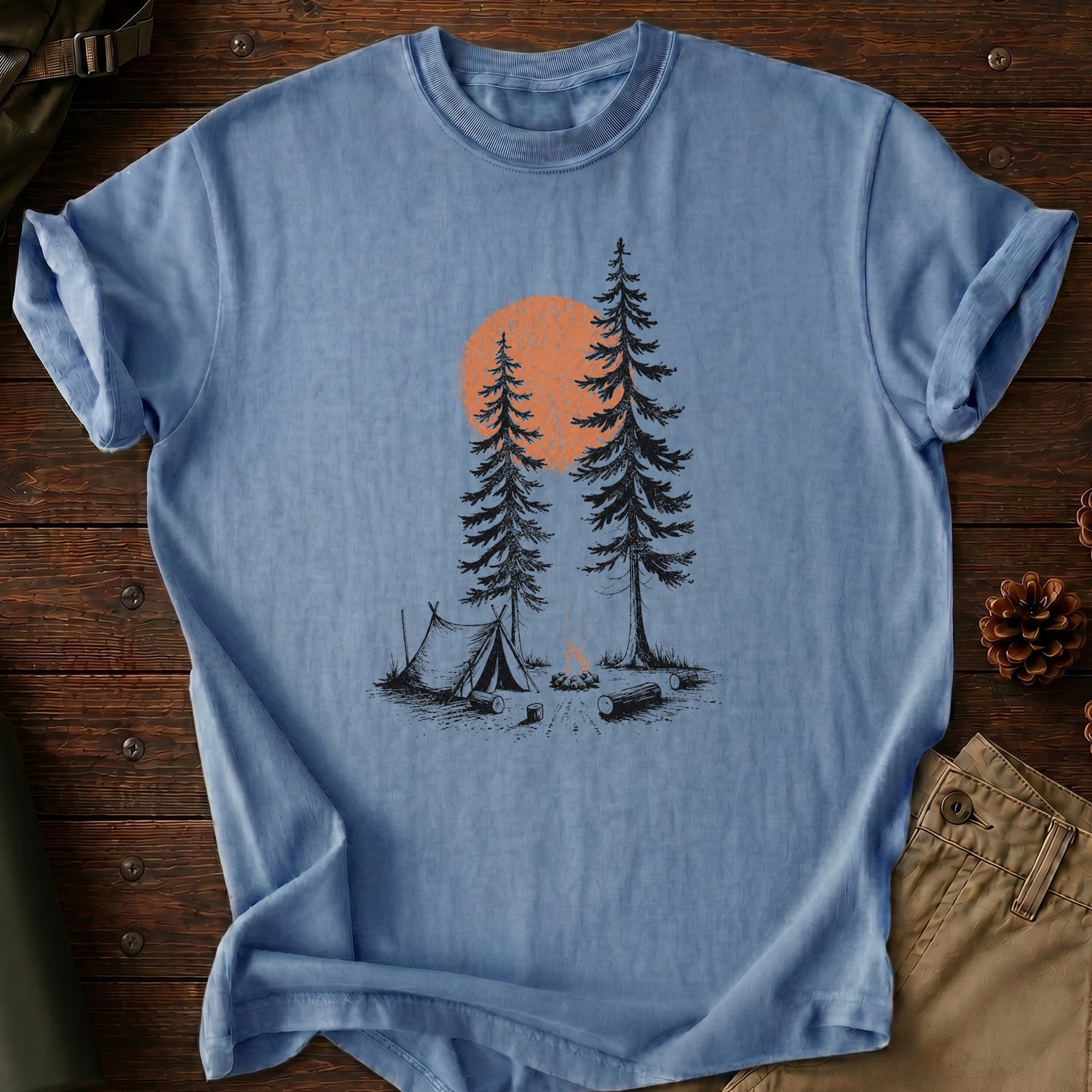 Sunset In Forest T-Shirt