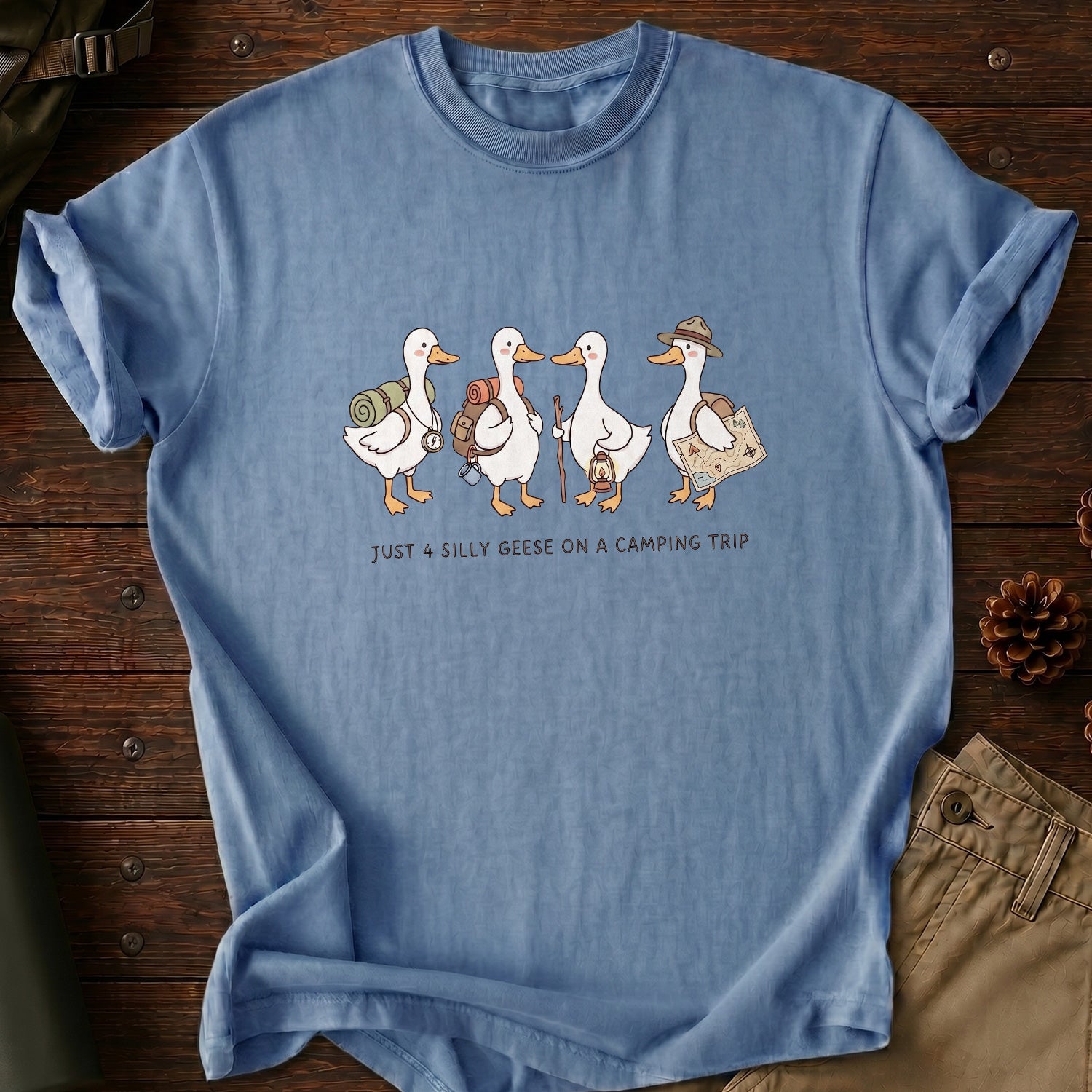 Silly Geese Camping Trip T-Shirt