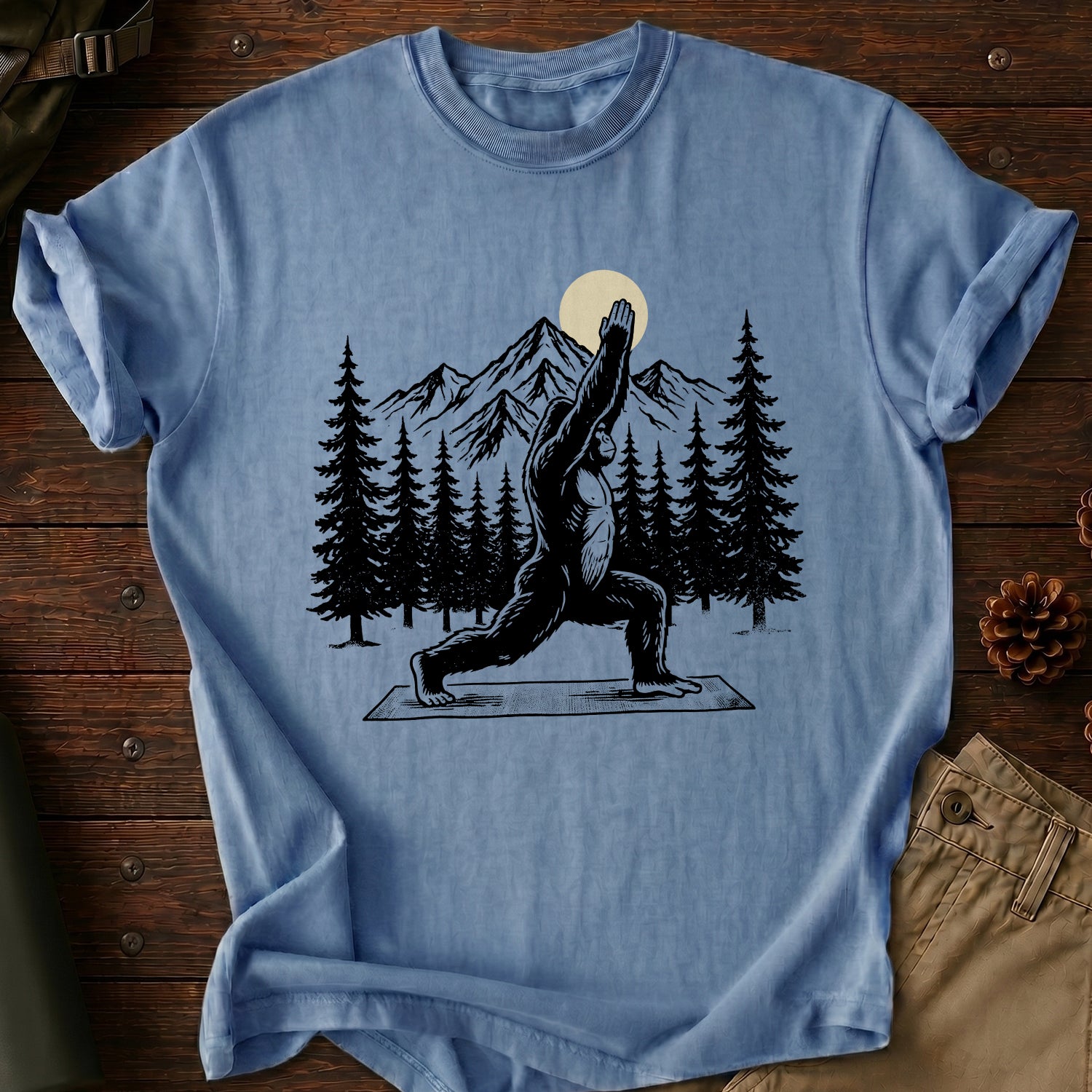 Bigfoot's Sun Salutation T-Shirt