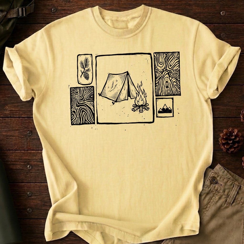 Tent Camping T-Shirt