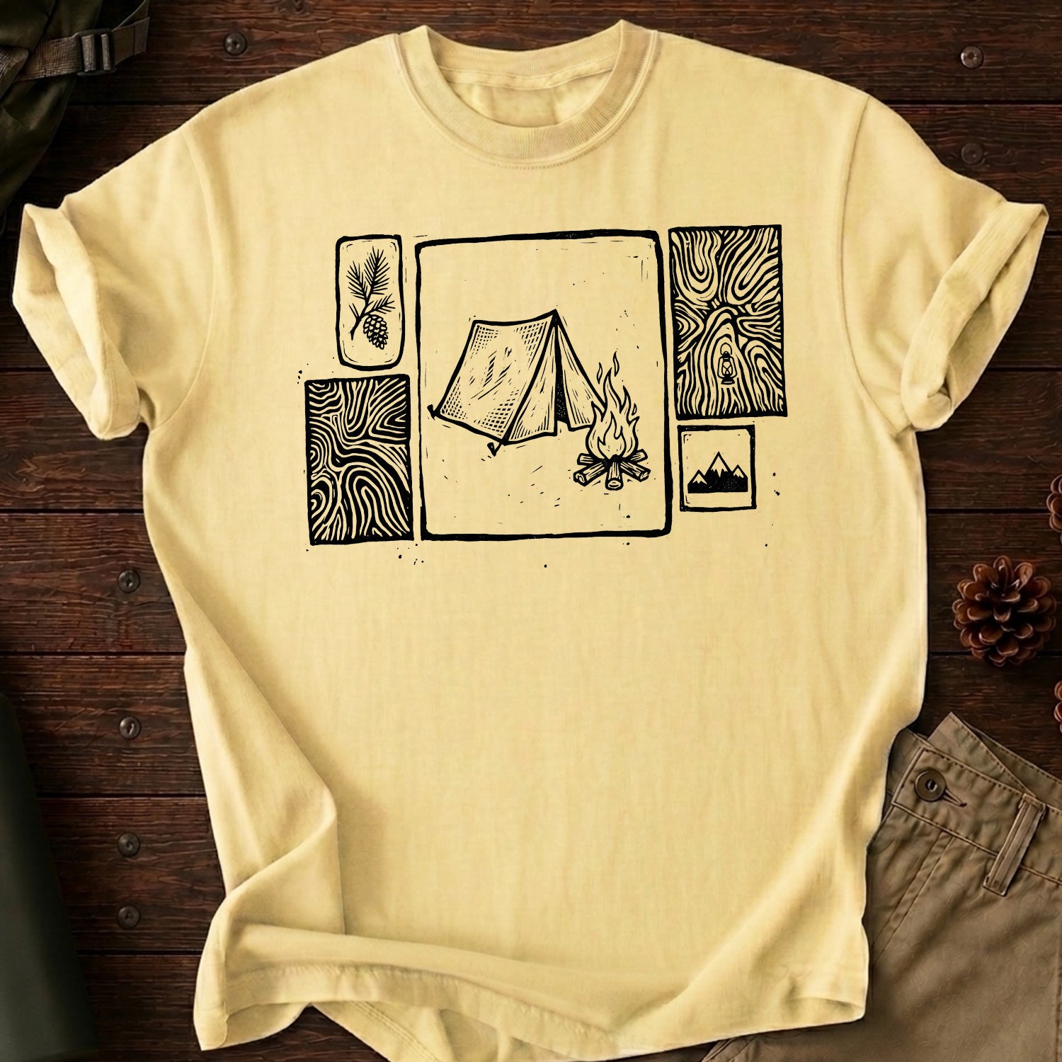Tent Camping T-Shirt