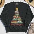 Retro Camper Van Christmas Sweatshirt, Funny Holiday Camping Sweatshirt For Men And Women 4