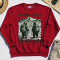 No Bad Trails Just Bad Knees Sweatshirt, Vintage Bear Backpacking Sweatshirt For Campers and Outdoor Enthusiasts 5