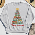 Retro Camper Van Christmas Sweatshirt, Funny Holiday Camping Sweatshirt For Men And Women 5