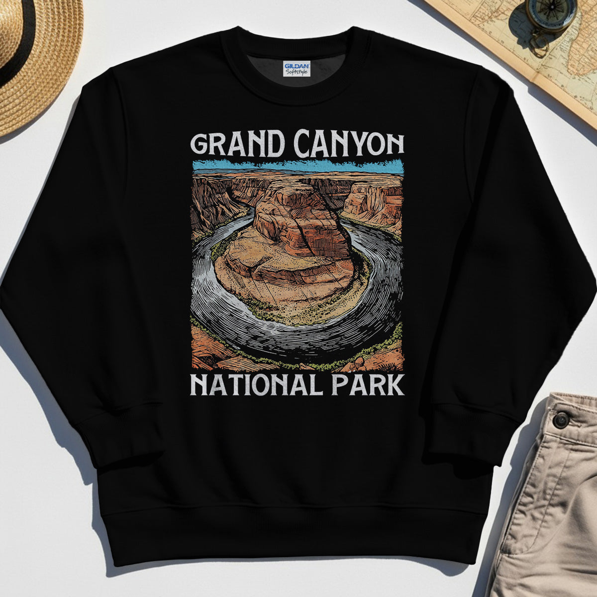 Retro Grand Canyon National Park Sweatshirt 2