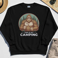 Funny Bigfoot Camping Sweatshirt 