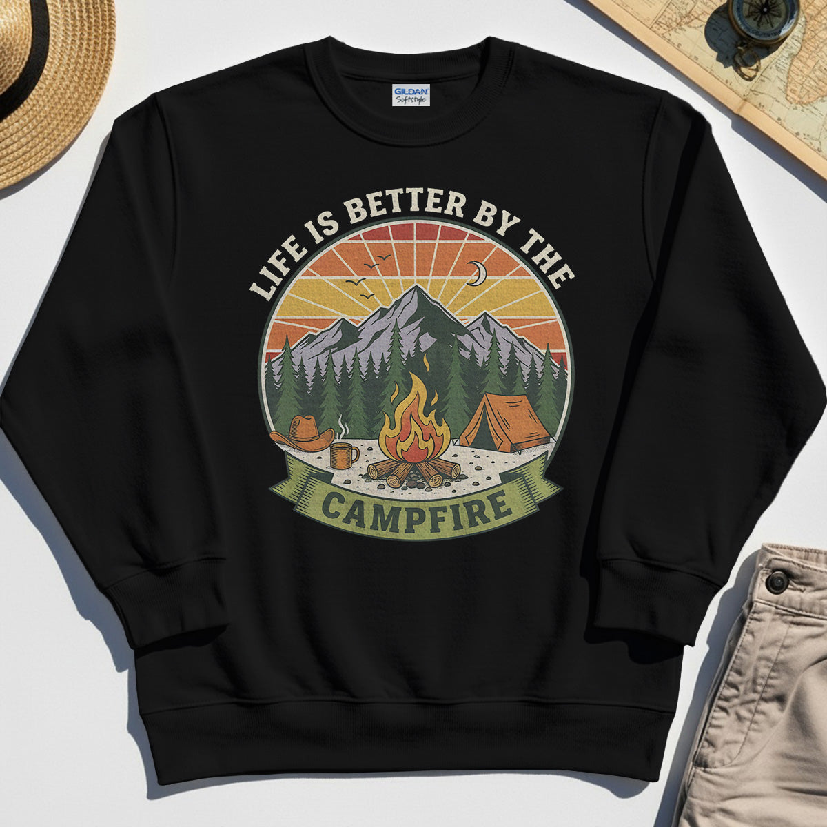 Life Is Better By The Campfire Sweatshirt 2