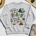 Let’s Go Camping Adventure Sweatshirt, Funny Happy Camper Sweatshirt For Outdoor Enthusiasts And Travelers 4