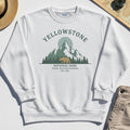 Yellowstone National Park Sweatshirt, Bear & Pines Mountain Graphic Sweatshirt 8