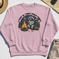 I Camp So I Don’t Punch People Sweatshirt, Funny Raccoon Marshmallow Campfire Sweatshirt 5